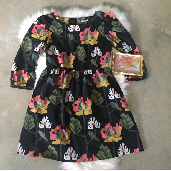 Fossil Dresses & Skirts - Fossil floral and bird print dress